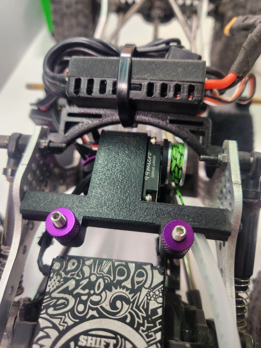 Body mount with integrated winch mount 70mm and 76mm