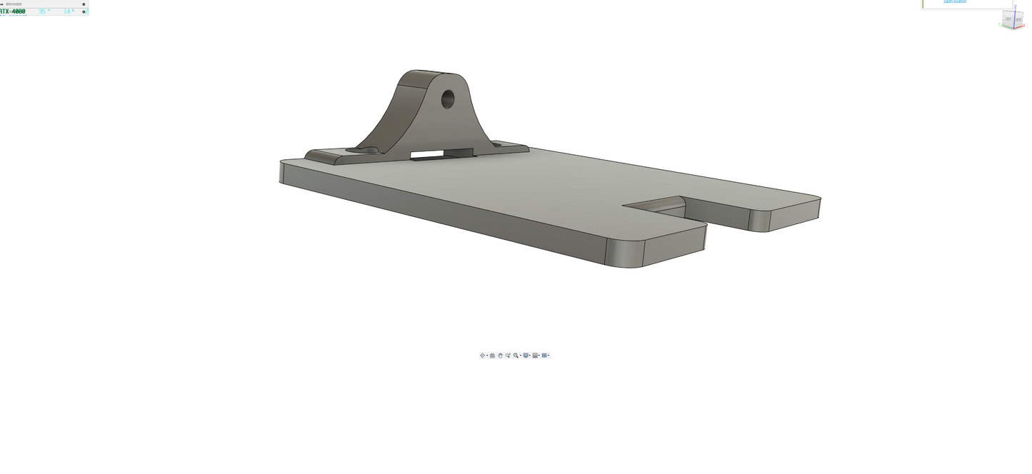 VRD Battery/Electronics tray with integrated cab only mount