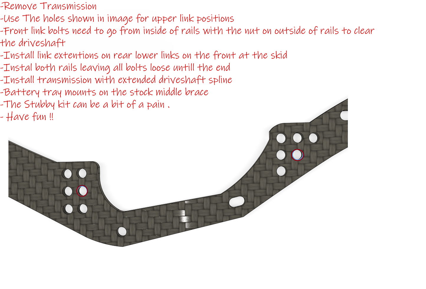 VRD LCG Swap Chassis kit THE IMPOSTOR