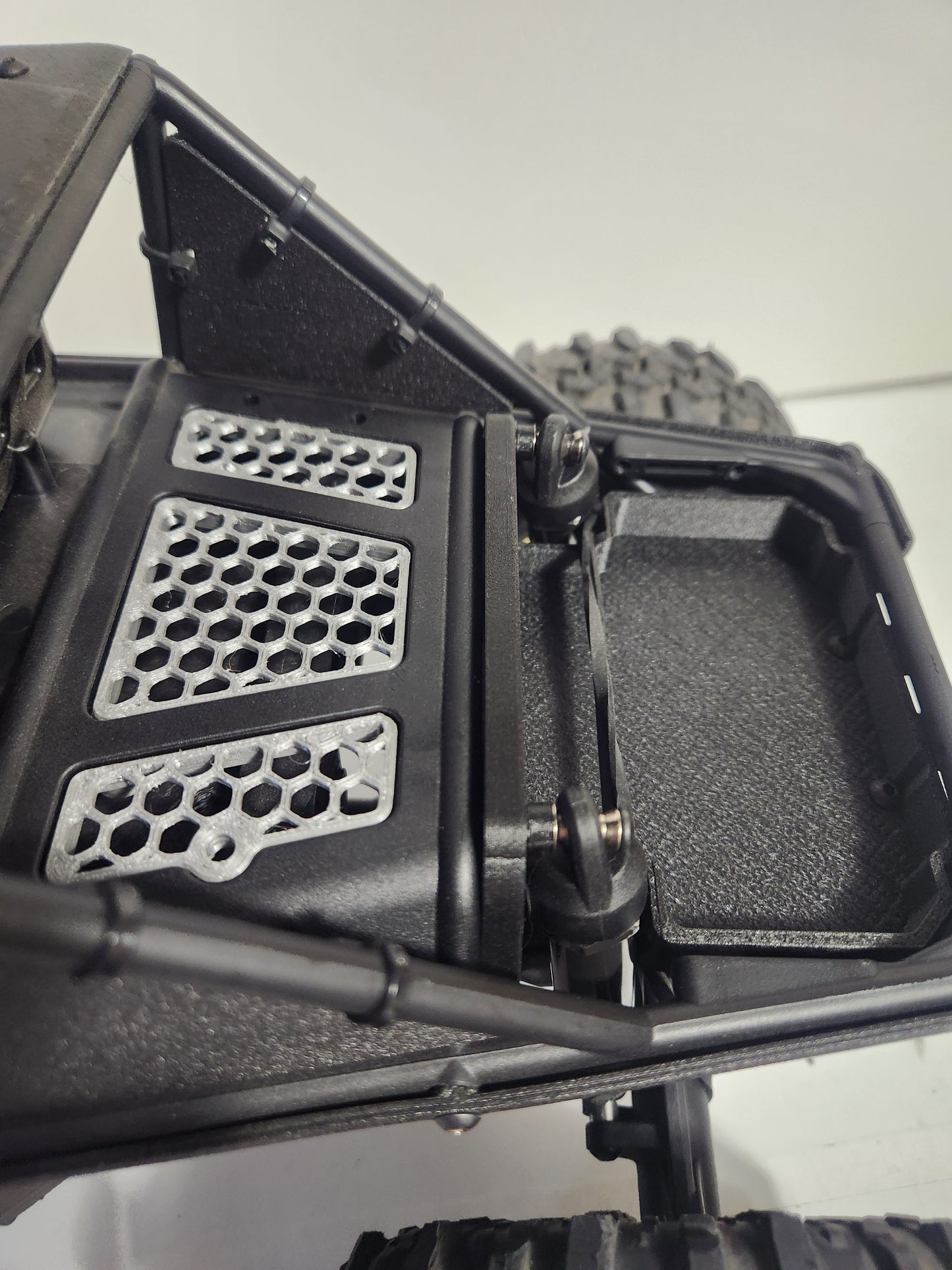 OPTIC Shock relocation bracket and bed.